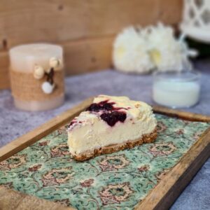 Blueberry Cheesecake (eggless)