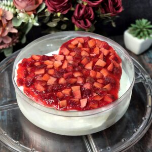 Strawberry Heart Tres Leches